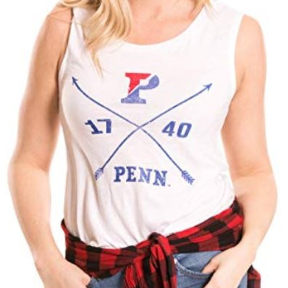 NCAA Pennsylvania Quakers Muscle Licensed Tee *NEW